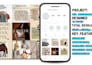 design custom seamless instagram grid post templates in canva